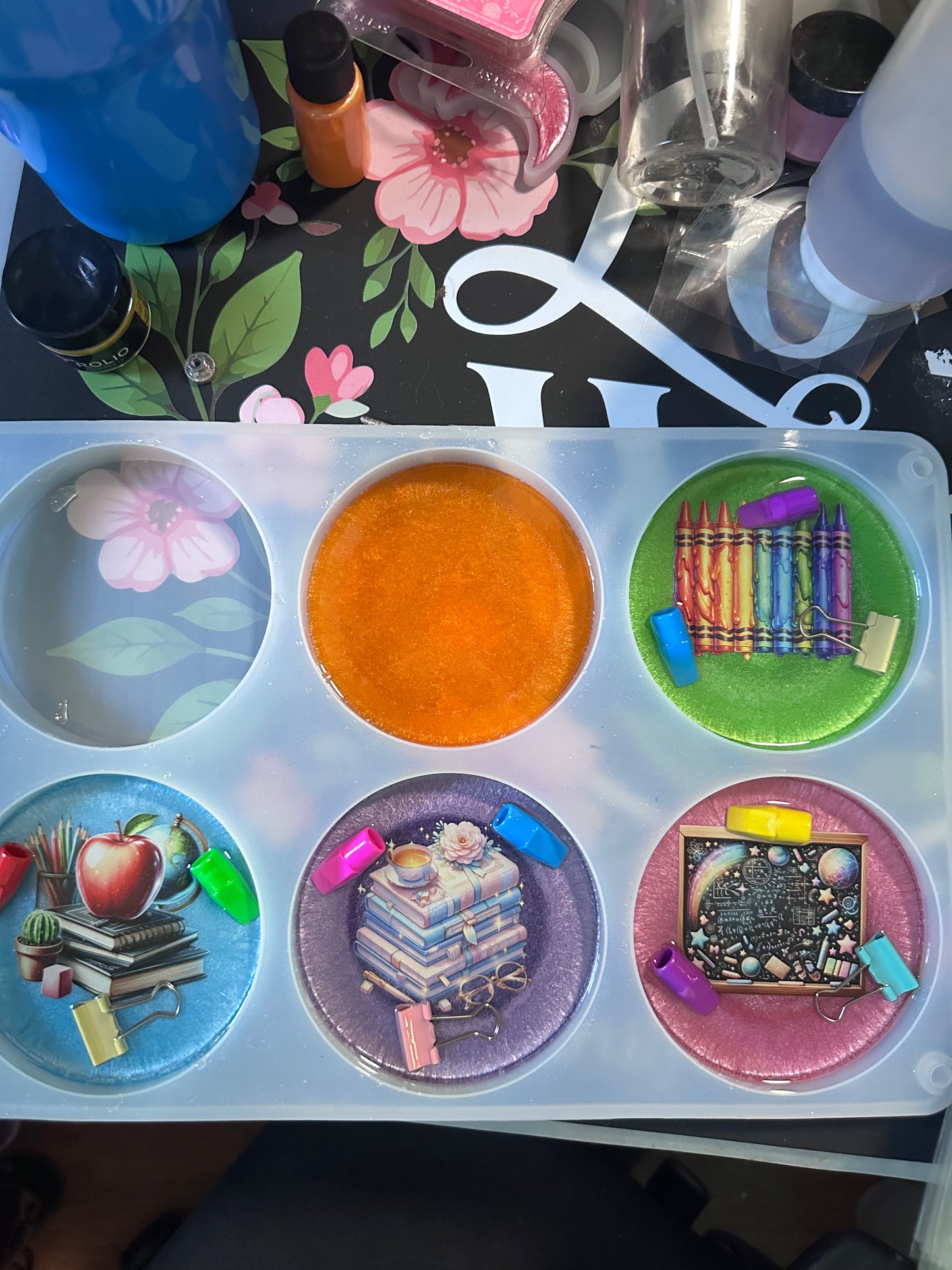 28. set of 6 coasters teacher