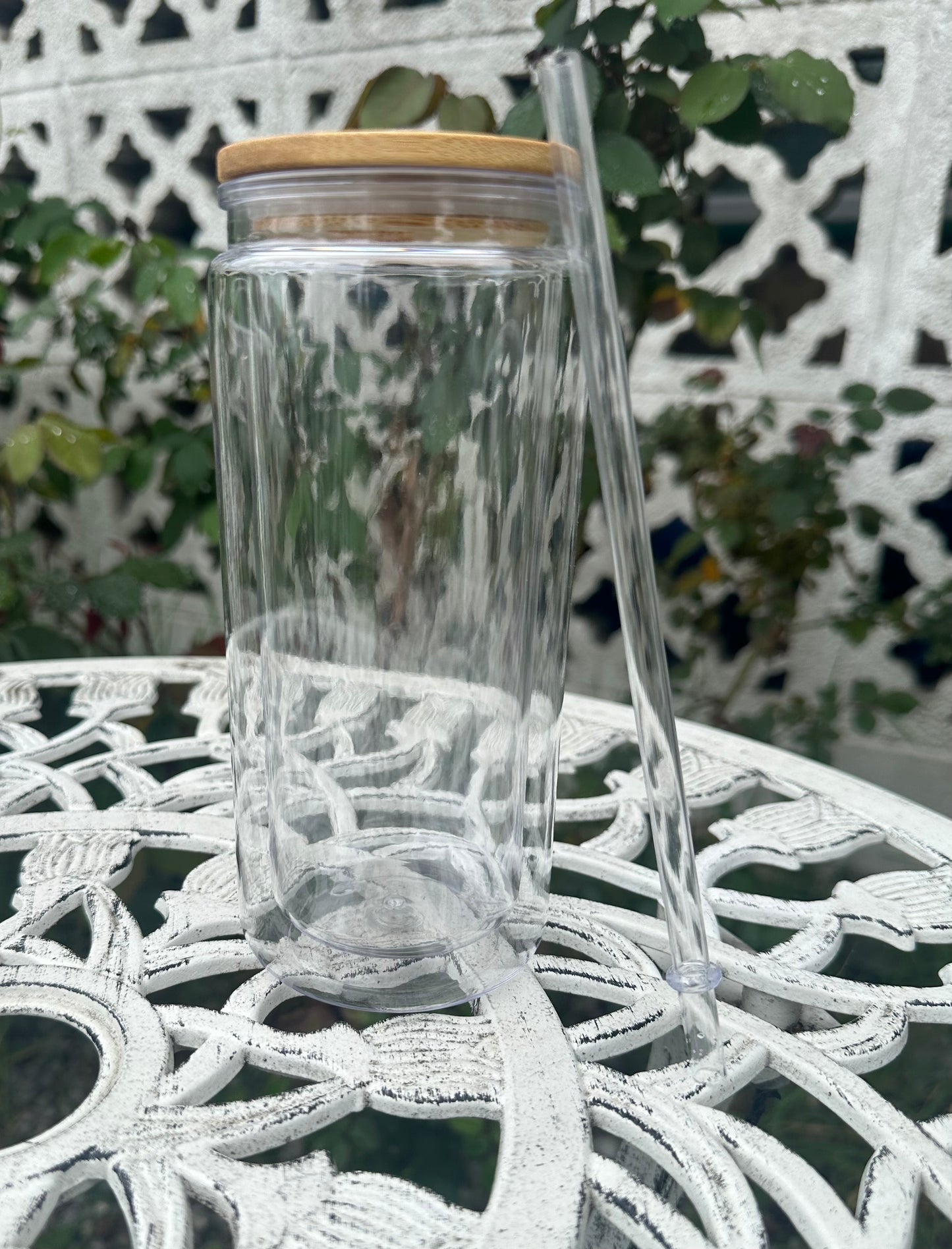 20oz Glass w/ Bamboo Lid