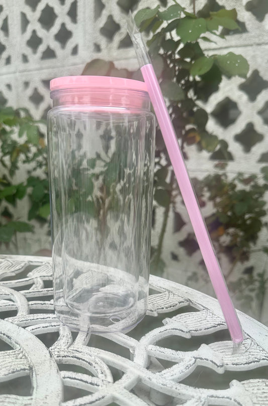 Pink Acrylic Snow Globe