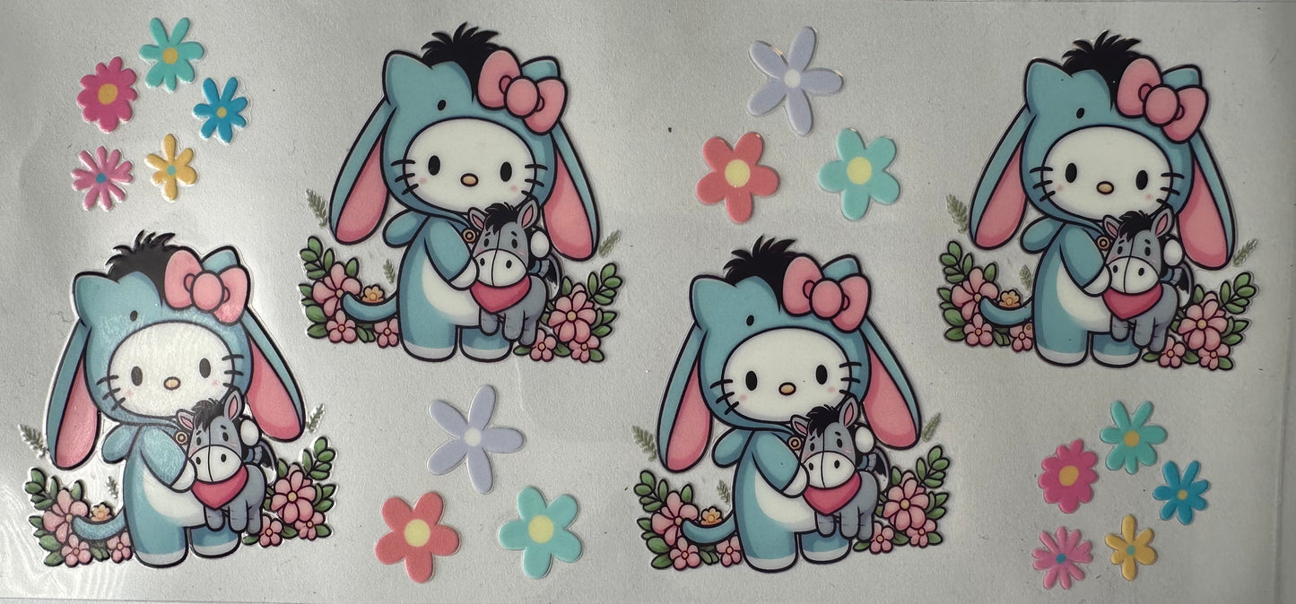 Eeyore with hello kitty