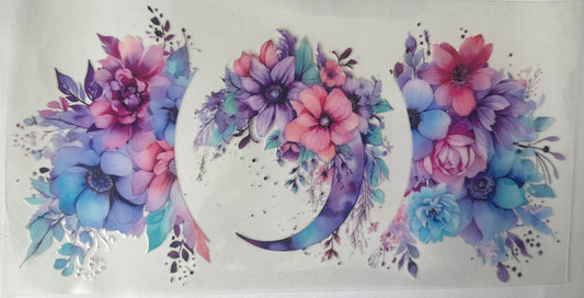 Moon And Flowers
