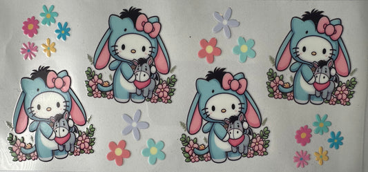 Eeyore with hello kitty