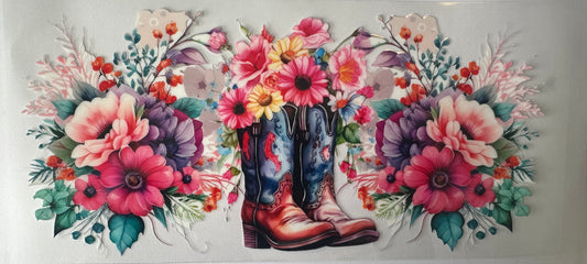 Flowers and Cowgirl Boots