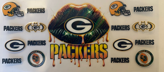 Packers Lips Holographic