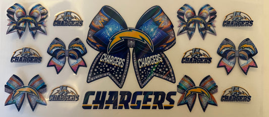 Chargers Bows Holographic