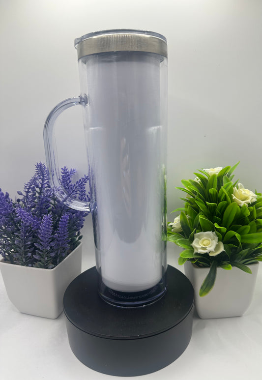 20oz Stainless Snow Globe w/Handle