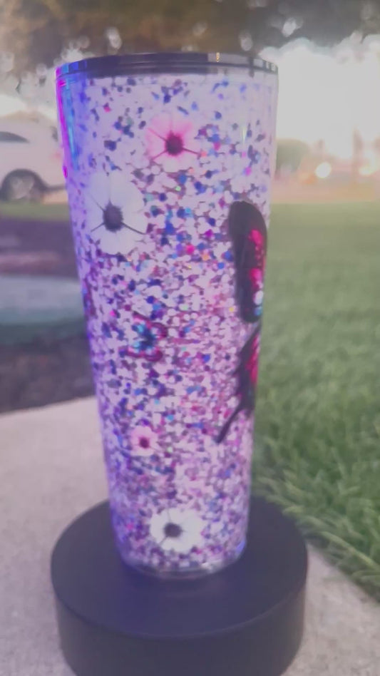 Flowers and butterflies